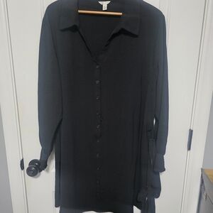 Cato Long Sleeve Black Dress XL